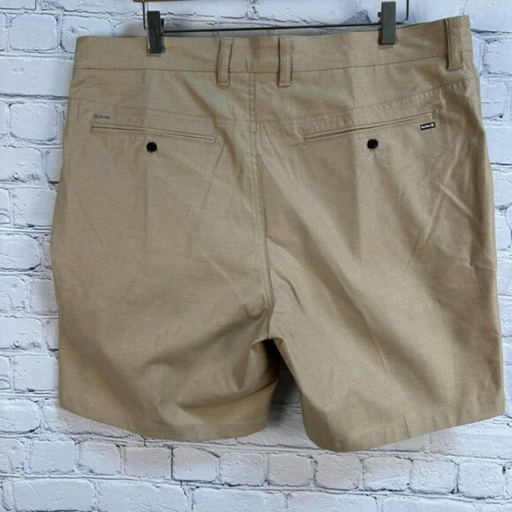 Hurley Men's H2O Dri Breathe 19" Outseam Hybrid‎ Swim Board WalkShorts, Khaki - Picture 5 of 12